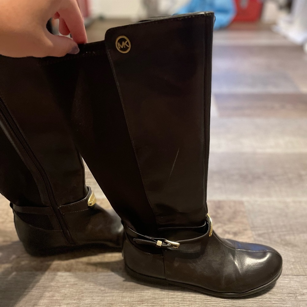 Michael Kors Black Knee High Books - Picture 2 of 6